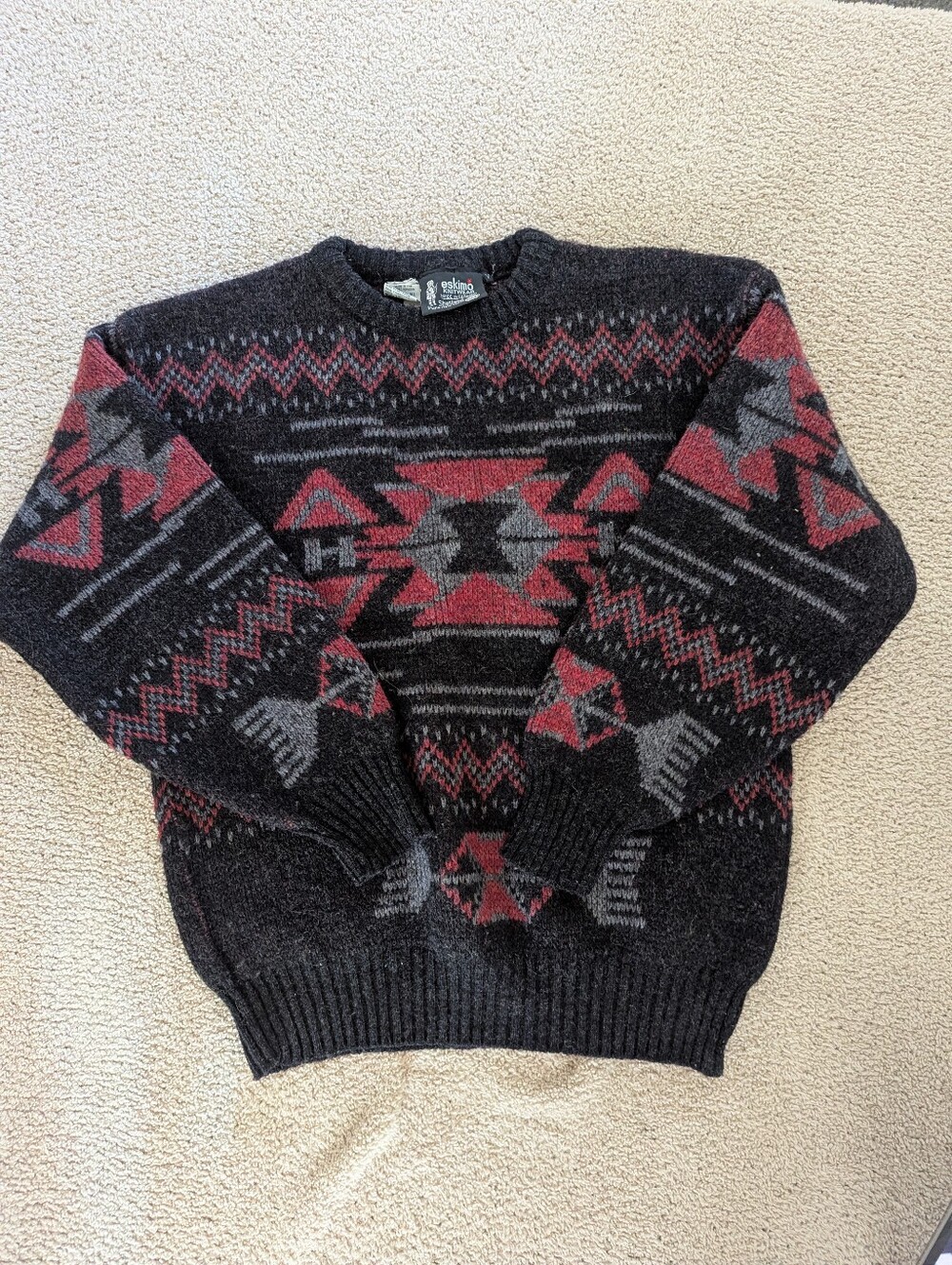 Eskimo Knitwear Southwest Print 100% Pure Shetland Wool